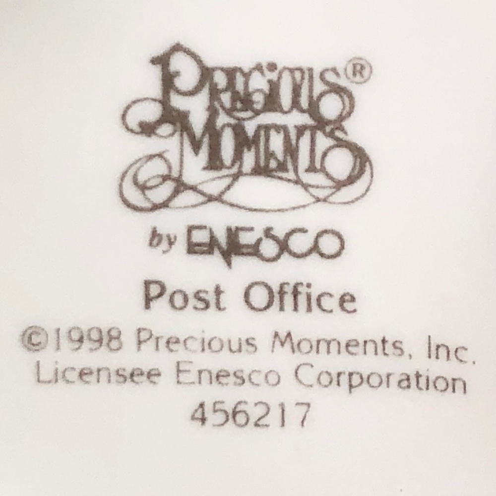 Precious Moments, Lighted Post Office, Vintage 1998, Very Nice Condition - Picture 7 of 11